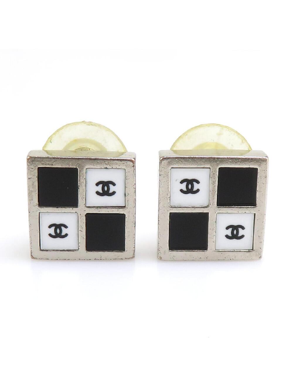 Chanel Earrings Silver-Tone Metal #261247C54B